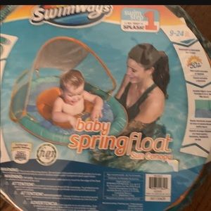 Swimming Ways:Baby Spring Float-Swim Step 1